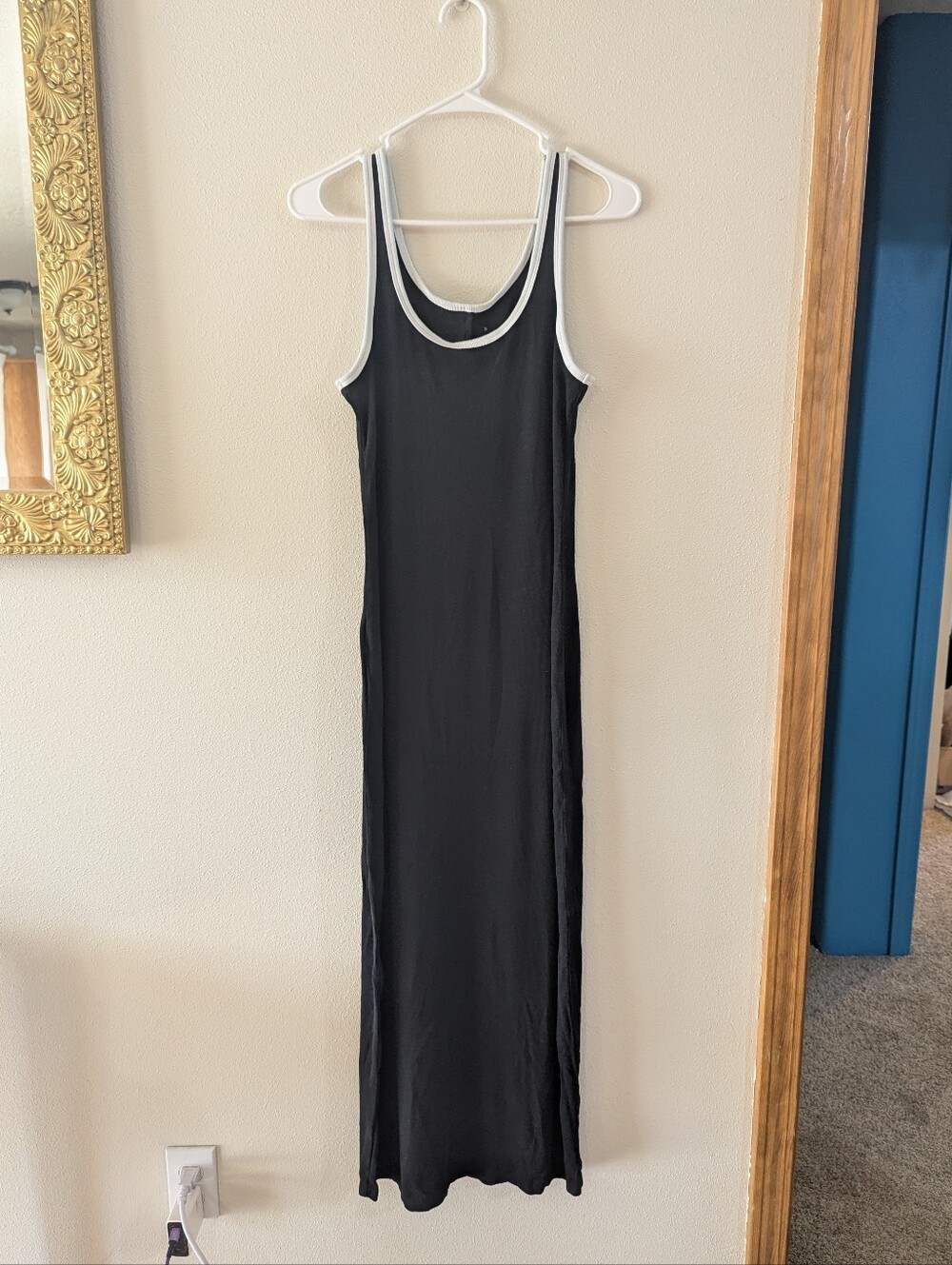 Ribbed Ringer Maxi Dress - Picture 2 of 6